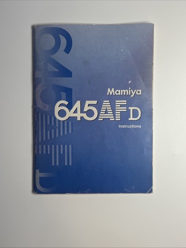 Mamiya 645 istruzioni - mamiya, d