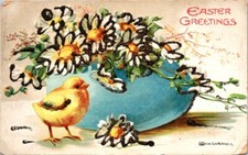 vintage postcard - Easter