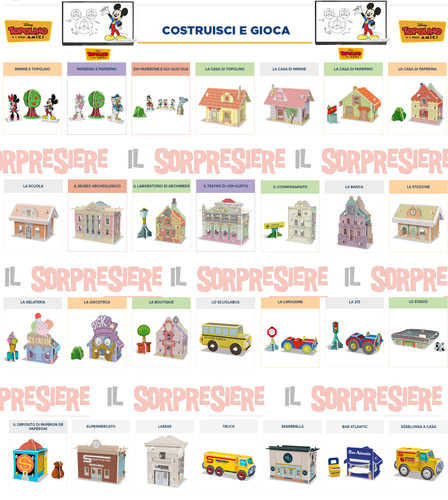 Villaggio topolino e - di, i