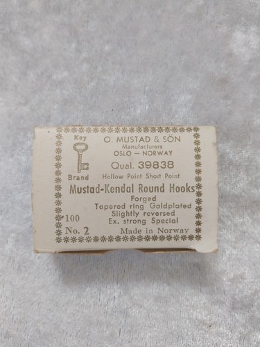Mustad ganci tondi vintage