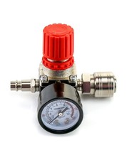 QWORK® Regolatore di Pressione del Compressore d aria 1/4 Regolatore Pneumatico