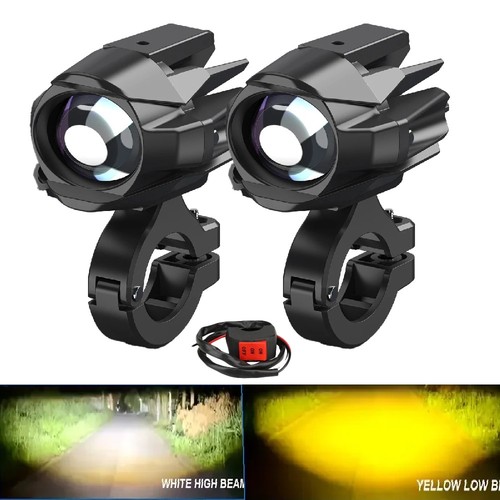 Coppia fari led - led, moto