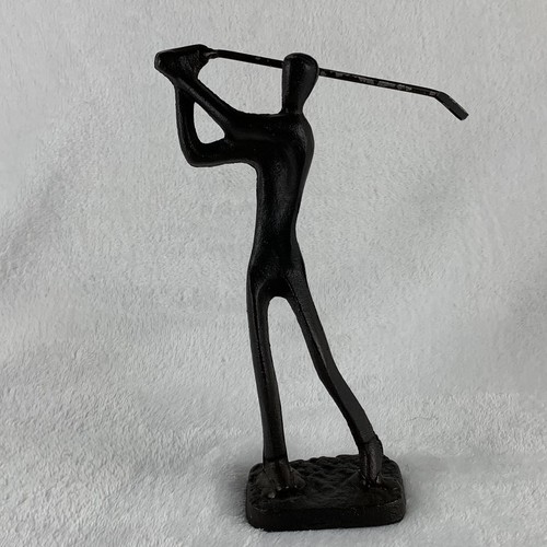 Scultura metallo tema golf - metallo,