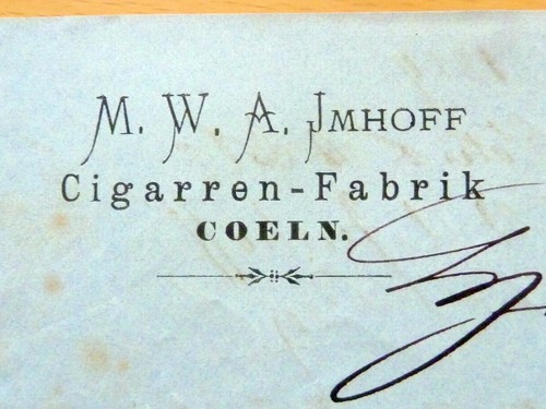 Köln 1889 rechnung m - kÖln,