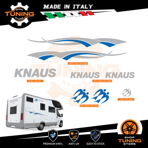 Kit adesivi camper knaus - adesivi,