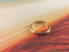 Anello Donna/Uomo Colore Oro Stile Fede Fedina Tg.17 Bigiotteria Bijoux