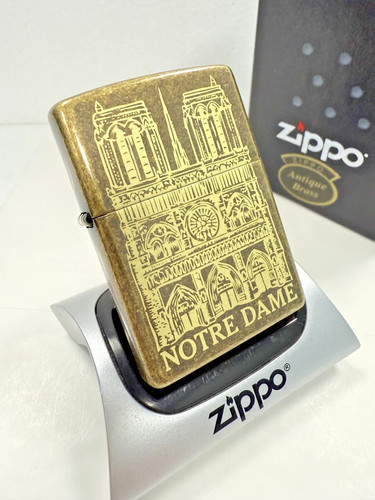 Genuine zippo lighter notre - zippo,