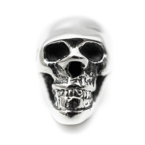 Ciondolo teschio bead argento