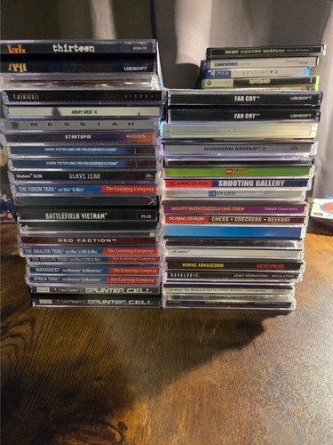 Rom game lot - pc-cd, pick