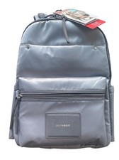 Zaino Skip Hop grigio lucido Skyler zaino bambino borsa fasciatoio tracolla carrozzina nuovo con etichette