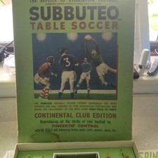 Subbuteo Continental Club Edition calcio balilla vintage anni 70 gioco calcio in scatola