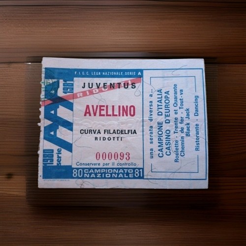 Juventus avellino 1980 - juventus,
