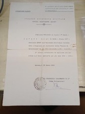 ACCADEMIA MILITARE MODENA GUERRA DI LIBERAZIONE DISTINTIVI FIRMATO COLONNELLO 