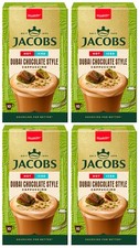 4 bastoncini caffè istantaneo JACOBS DUBAI CHOCOLATE STYLE bevanda calda e fredda 120 g 4,2 oz