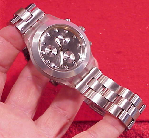 Swatch 42mm irony diaphane - irony,