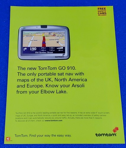 2006 tomtom 910 navigatore - tomtom, go