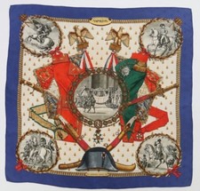 Magnifique Foulard Hermès "