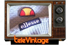 Maglione gilet lana Ellesse anni 80 raro vintage sweater wool taglia 48