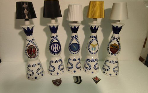 Lampade tuch con bottiglie - lampade,