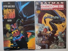 BATMAN GIUDICE DREDD 2 numeri unici Play Press 1995 Alan Grant
