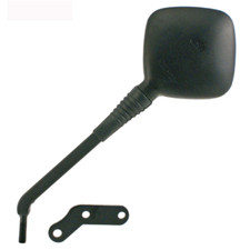 Specchietto Vespa nero in plastica RMS - OMOLOGATO