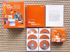 Microsoft Works Suite 2002, Big Box PC Software Vintage Italiano (20231125)