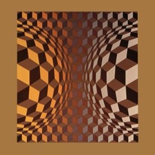 Victor VASARELY Offset 1975 Op