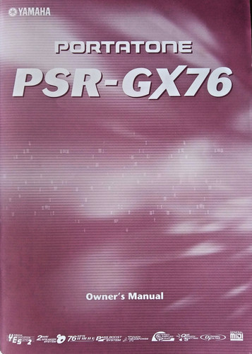 Yamaha psr gx76 tastiera - yamaha, psr-gx76