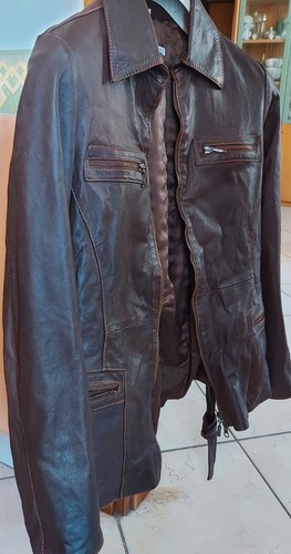 Giacca pelle donna - in,