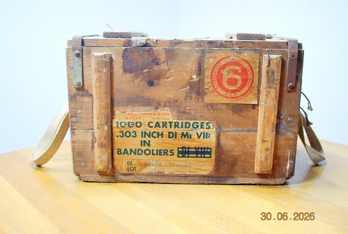 Ww2 cassetta legno militare - cassetta,