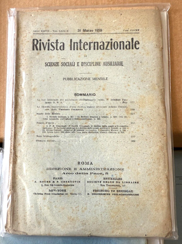 Rivista internazionale - rivista, di