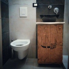 Mobile Bagno Sotto lavabo COPRI COLONNA lavandino standard L60xP45 MADE IN ITALY