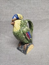 Angelo Minghetti Pappagallo Terracotta Italia Bologna Pappagallo Caraffa Versatore Brocca