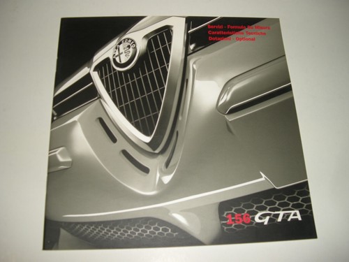 Alfa romeo brochure - brochure, "alfa