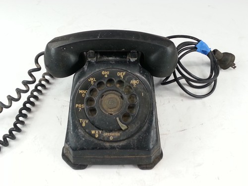 Antico telefono scrivania - antico,
