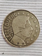 20 cent moneta euro letzebuerg con errore della f sulla stella