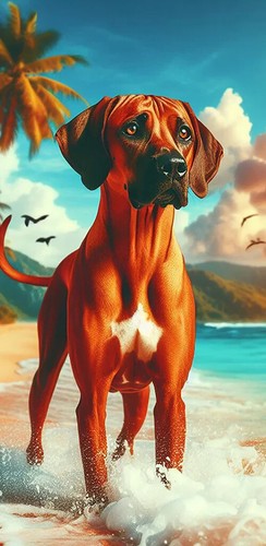 Rhodesian ridgeback summer - summer, fun