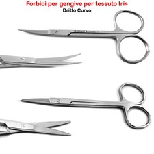 Forbici gengive tessuto iris