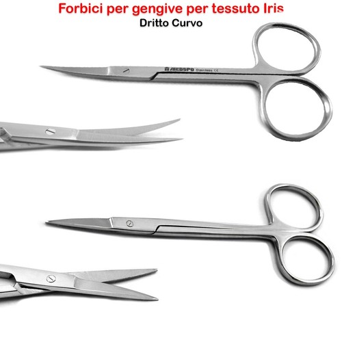 Forbici gengive tessuto iris