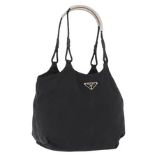 Borsa a mano Prada nylon nero