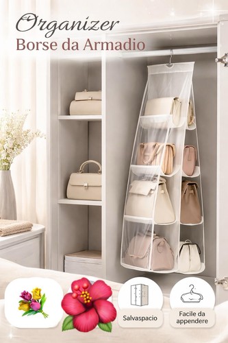 Portaborse armadio organizer - portaborse,