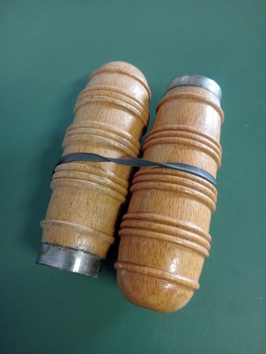 Coppia manopole legno bici - legno,