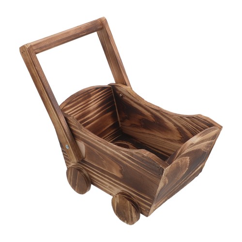 Fioriera carro legno - fioriera,