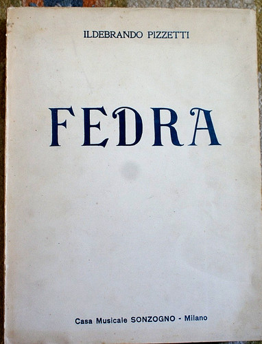 Fedra spartito musicale per - spartito,