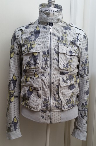 Gucci giacca pelle off white - gucci,