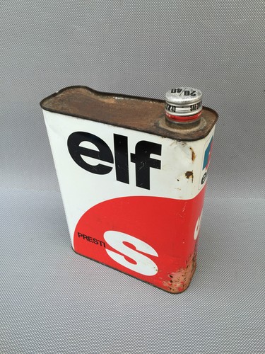 Bidone olio vuoto - vintage, elf