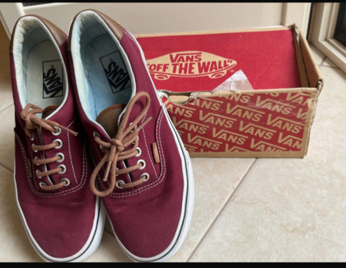 Scarpe vans unisex bordeaux - vans,