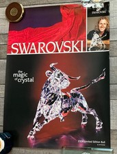 Swarovski Crystal 2004 Toro Scultura Edizione Limitata /10.000 (Solo Poster)