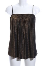 TRAFFIC PEOPLE Top a uncinetto Donna Top Taglia IT 40 bronzo stile casual