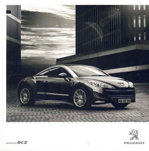 Catalogue brochure peugeot - peugeot, rcz